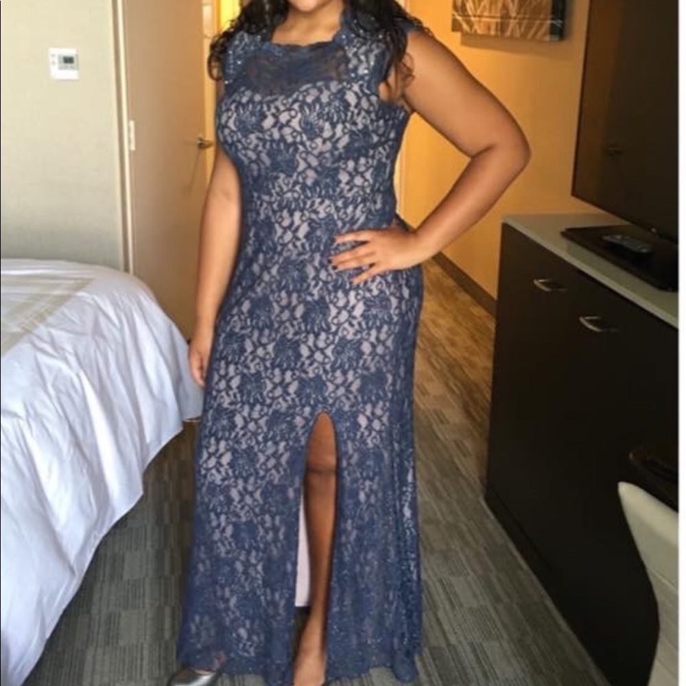 size 16 purple(ish) prom dress
